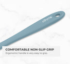 Elihome Mini Silicone Basting Pastry Brush, Cooking Brush for Oil Sauce Butter Marinades, Food Brushes for BBQ Grill Kitchen Baking, Baster Brushes Food Grade, Slate Teal Grey