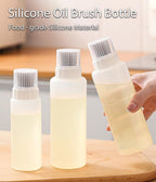 Food - Grade Silicone Oil Brush Bottle | Soft Heat - Resistant, Reusable Basting Tool With Scale, Outdoor Grill Oil Dispenser | Kitchen Squeeze Bottle, Non - Shedding (350ml 2pcs)