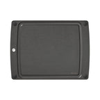 Epicurean All-In-One Cutting Board with Non-Slip Feet and Juice Groove, 14.5" × 11.25", Natural/Black