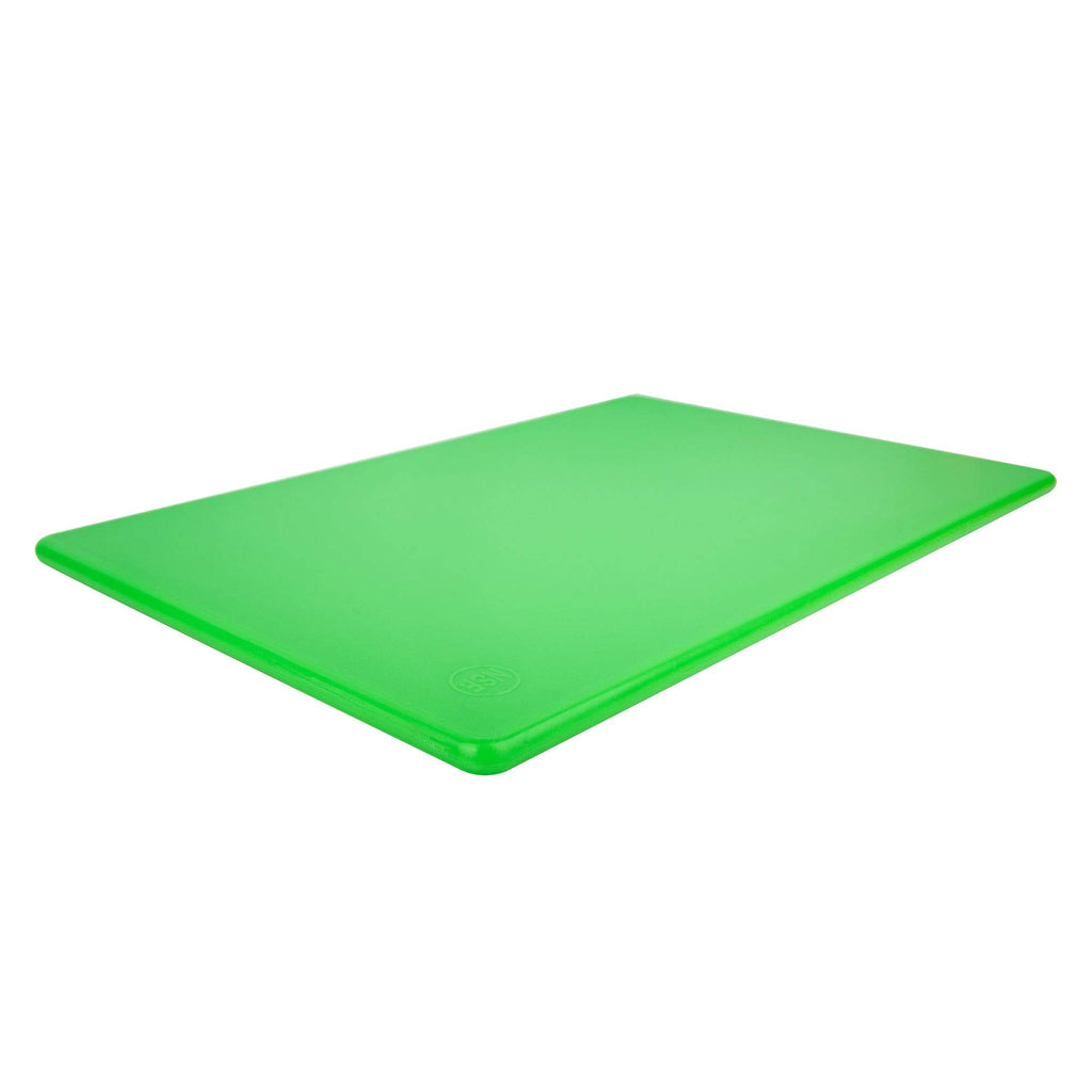 Thirteen Chefs 18x12 White Cutting Board for Kitchen, 1/2" Thick Plastic