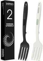 Large Silicone Flexible Cooking Fork, Non Stick Whisks for Mix Ingredients