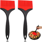 Silicone Basting Pastry Brush, 2 Pcs 3.94 Inch Extra Wide Basting