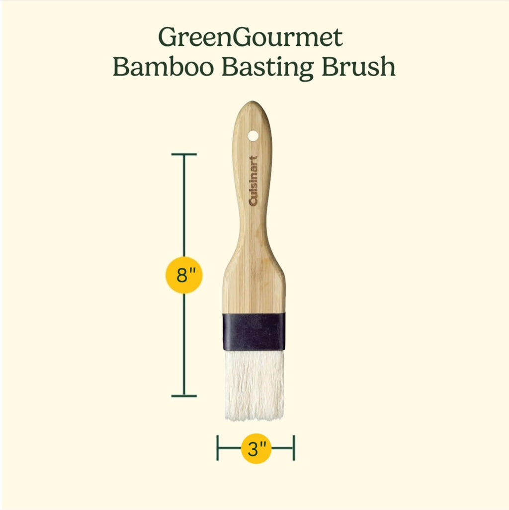 Cuisinart GreenGourmet Bamboo Basting Brush 15" x 3" x 0.5"
