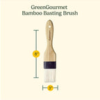 Cuisinart GreenGourmet Bamboo Basting Brush 15" x 3" x 0.5"