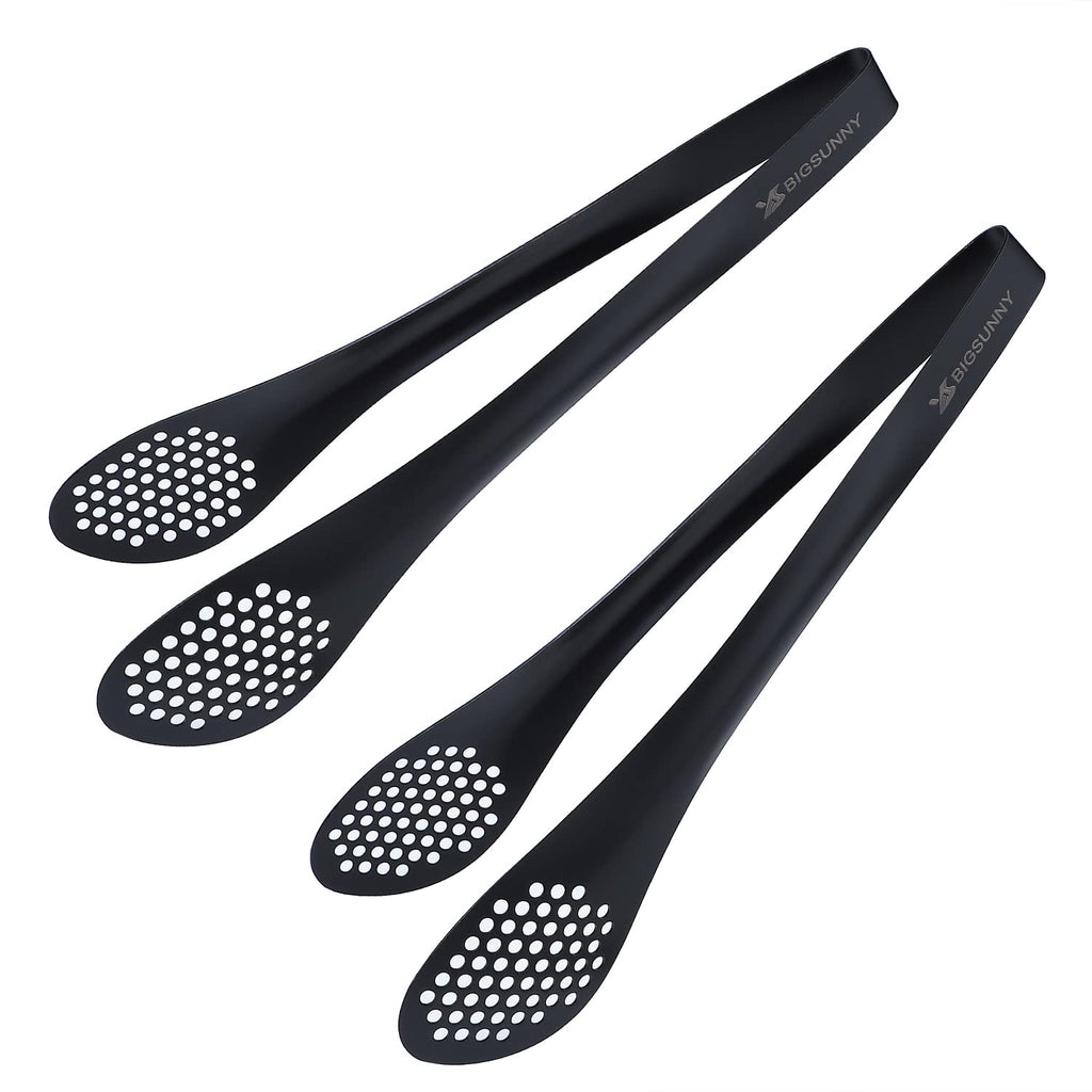 MSY BIGSUNNY 9 inch Buffet Tongs, Set of 2 Stainless Steel Food Serving Tongs