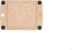 Epicurean All-In-One Cutting Board with Non-Slip Feet and Juice Groove, 10" × 7", Natural/Black