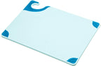 San Jamar Saf-T-Grip Plastic Cutting Board with Safety Hook, 9" x 12" x 0.375", Green