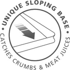 Joseph Joseph Cut&Carve Plus - Non-Slip, Multi-Function, Double-Sided Cutting Board for Food Preparation and Carving- Dishwasher Safe, Red