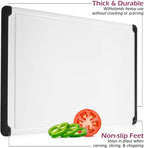 Belwares Large Plastic Cutting Board for Kitchen, 18-Inch Chopping Board