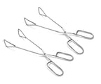 Hiash 9 Inch Heavy Duty Stainless Steel Kitchen Tongs For Cooking