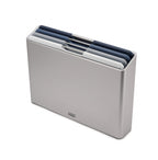 Joseph Joseph Folio 4-Piece Colour coded Cutting Board Set, Slimline case for organized Kitchen storage, Graphite