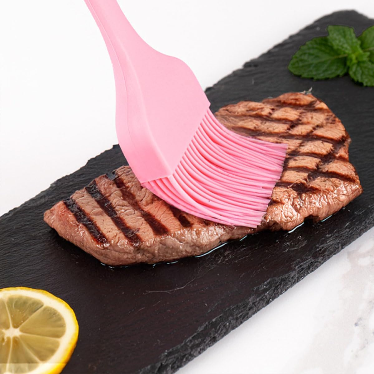 8 Pcs Silicone Basting 8 Inch BBQ Brush Pastry Brush 230℉ Heat Resistant