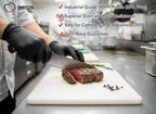 Thirteen Chefs 18x12 White Cutting Board with Groove, 1/2" Thick Plastic