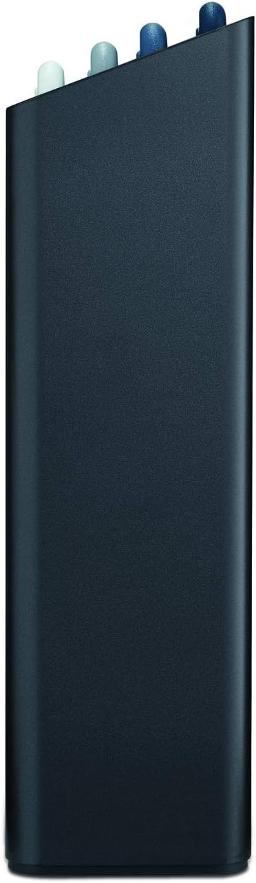Joseph Joseph Folio 4-Piece Colour coded Cutting Board Set, Slimline case for organized Kitchen storage, Graphite