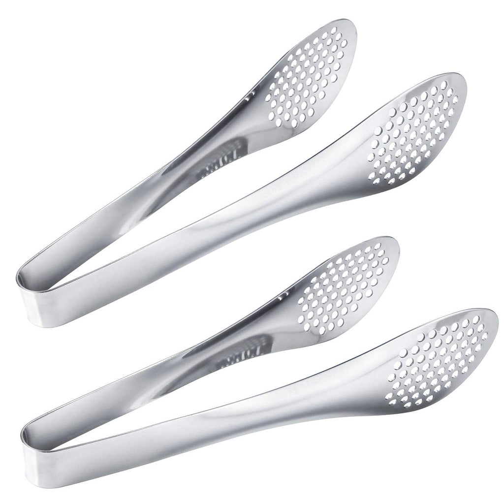 MSY BIGSUNNY 9 inch Buffet Tongs, Set of 2 Stainless Steel Food Serving Tongs