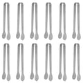 Serving Tong Kitchen Tongs,Buffet Tongs, Stainless Steel Food Tong Serving Tong,small tongs 6 Pack (7 Inch)