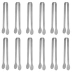 Serving Tong Kitchen Tongs,Buffet Tongs, Stainless Steel Food Tong Serving Tong,small tongs 6 Pack (7 Inch)