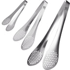 MSY BIGSUNNY 9 inch Buffet Tongs, Set of 2 Stainless Steel Food Serving Tongs
