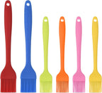 Hhyn Silicone Basting Brush Set 6 Pack, 2 Large & 4 Small