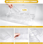 Condiment Tray with Stainless Steel Tableware, Chilled Condiment Server