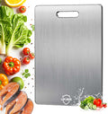 Titanium Cutting Board, 3 PCS Titanium Cutting Boards for Kitchen, Non Toxic, Double-Sided Food Grade Chopping Board for Outdoor Camping(15.6" x 11", 13" x 9.3", 11.8" x 7.8")