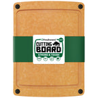 Freshware Wood Cutting Boards for Kitchen, Dishwasher Safe, Medium 12" x 9" and Large, 15" x 11.25", Set of 2, Natural