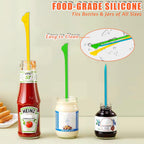9-Piece Silicone Spatula Set with Brush & Jar Scrapers