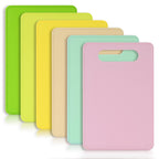 Luckyiren Plastic Cutting Board Set, 3 Pack Small Boards, Dishwasher Safe