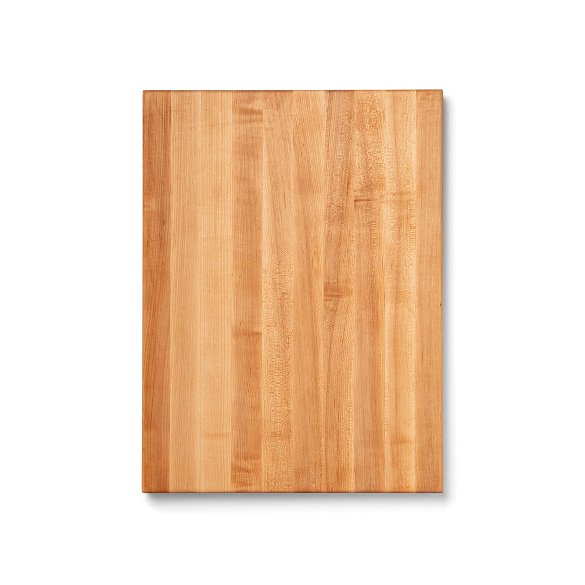 John Boos R-Board Series Rectangular Wooden Maple Cutting Board 20”x15” – 1.5” Thick, 12-lb Reversible Butcher Block with Edge-Grain & Finger Grips – Made in the USA