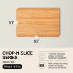 John Boos Chop-N-Slice Series Rectangular Maple Cutting Board