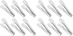 Serving Tong Kitchen Tongs,Buffet Tongs, Stainless Steel Food Tong Serving Tong,small tongs 6 Pack (7 Inch)