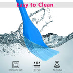Hhyn Silicone Basting Brush Set 6 Pack, 2 Large & 4 Small