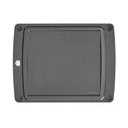 Epicurean All-In-One Cutting Board with Non-Slip Feet and Juice Groove, 10" × 7", Natural/Black