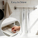 Kirecoo 2PCS 12" Stainless Steel Cooking Tongs with Serrated Tips