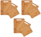 Farberware Bamboo Cutting Board Set, 4-Piece, Reversible