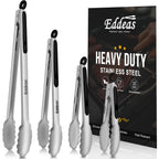 Metal Tongs For Cooking Up To 600°F Kitchen Tongs 2PCS - 9", 12 inch
