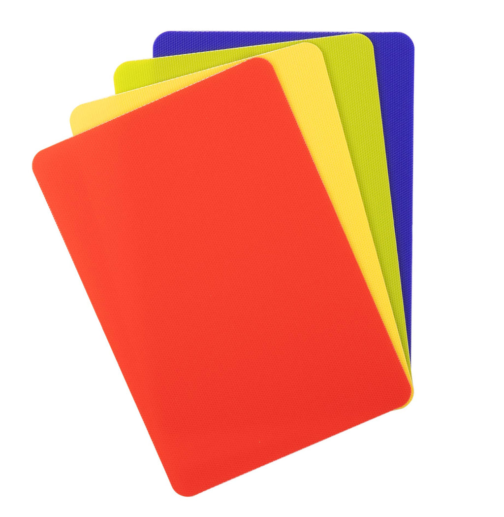 Dexas Heavy Duty Grippmat Flexible Cutting Board Set of Four 8 x 11 inches