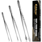 Metal Tongs For Cooking Up To 600°F Kitchen Tongs 2PCS - 9", 12 inch