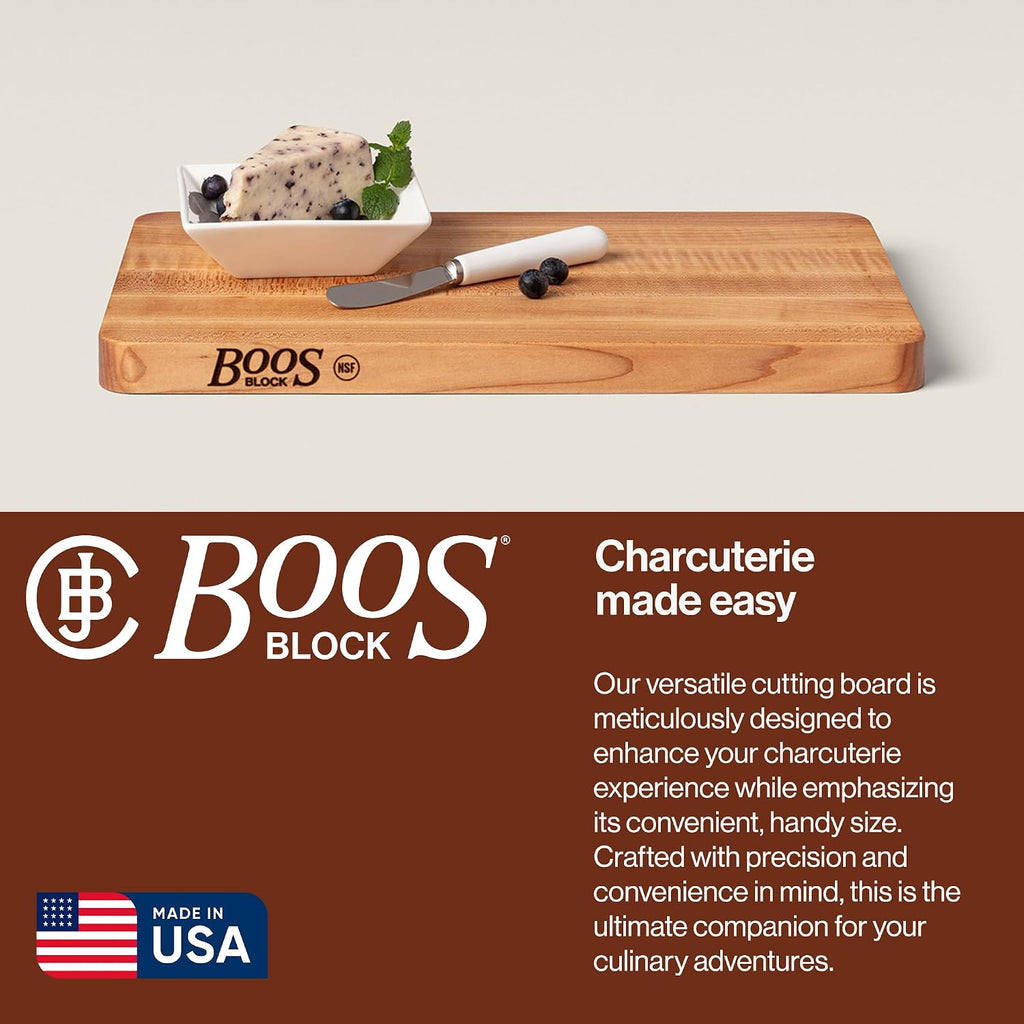 John Boos Chop-N-Slice Series Rectangular Maple Cutting Board