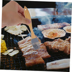 Food Grade Silicone Oil Brush with Wood Handle Barbecue