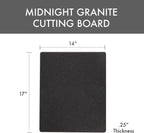 Dexas Superboard Reversible Pastry Board, 14 x 17 Inches, Midnight Granite Color - Dishwasher Safe, Plastic, Ideal for Baking and Food Prep
