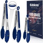 Metal Tongs For Cooking Up To 600°F Kitchen Tongs 2PCS - 9", 12 inch