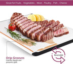 Belwares Large Plastic Cutting Board for Kitchen, 18-Inch Chopping Board