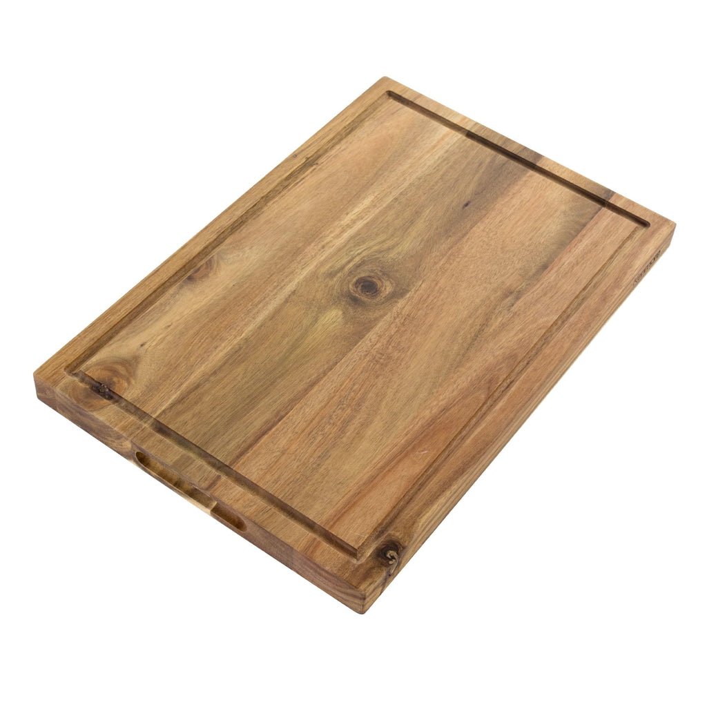 Kenmore Kenosha Extra Large Acacia Wood Cutting Board, 24 x 16 Inch – Heavy Duty Chopping Board with Juice Groove for Meat, Vegetables & Meal Prep