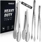 Metal Tongs For Cooking Up To 600°F Kitchen Tongs 2PCS - 9", 12 inch