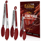 Metal Tongs For Cooking Up To 600°F Kitchen Tongs 2PCS - 9", 12 inch