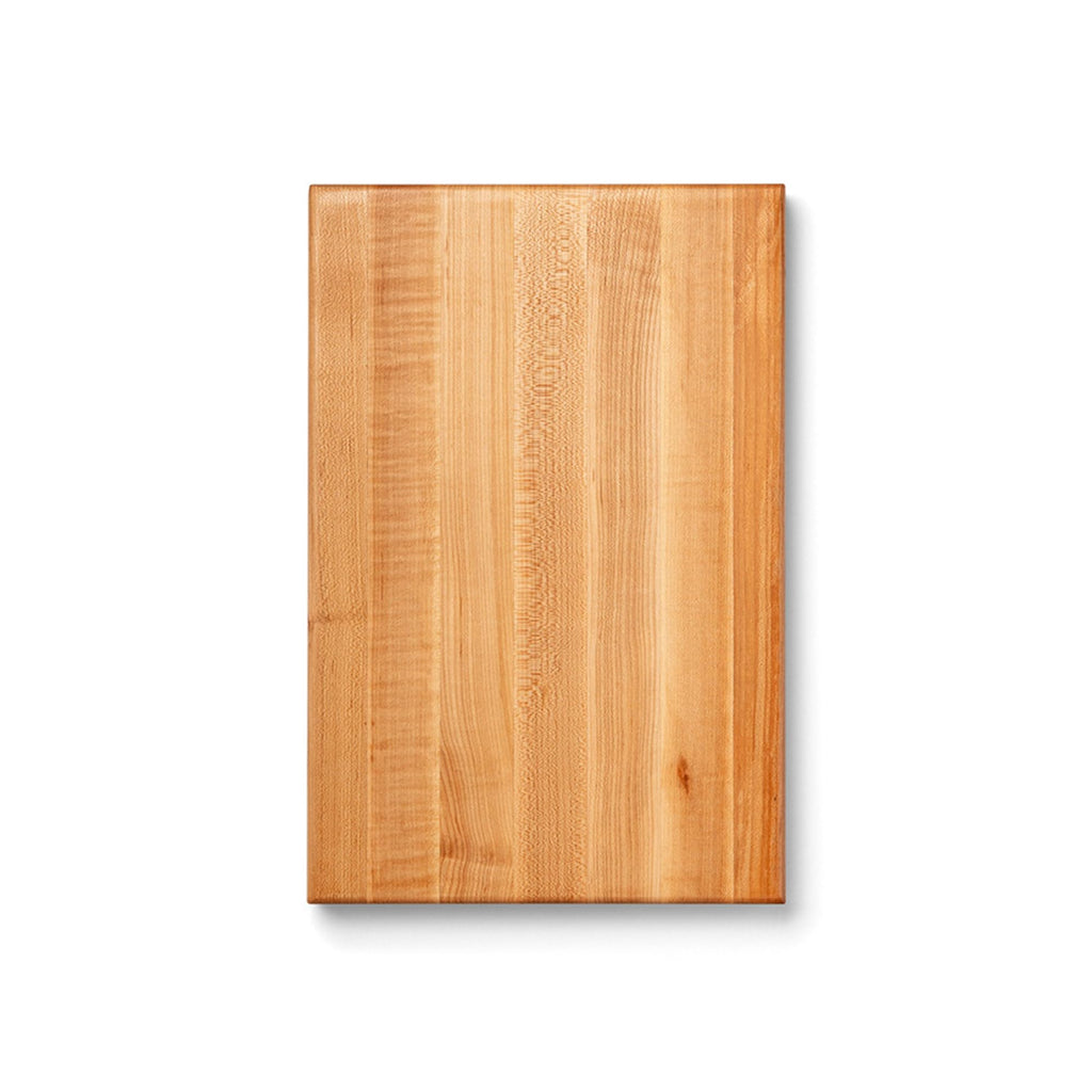 John Boos R-Board Series Rectangular Wooden Maple Cutting Board 20”x15” – 1.5” Thick, 12-lb Reversible Butcher Block with Edge-Grain & Finger Grips – Made in the USA