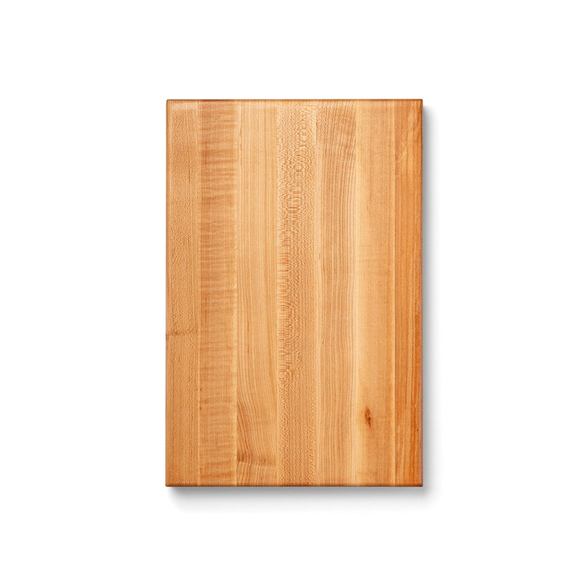 John Boos R-Board Series Rectangular Wooden Maple Cutting Board 20”x15” – 1.5” Thick, 12-lb Reversible Butcher Block with Edge-Grain & Finger Grips – Made in the USA
