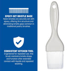 Carlisle FoodService Products 40391-02 7.50" Length, Bristle 2" Width x 2" Trim, White Color, Plastic Handle Galaxy Pastry Brush with Nylon Bristles