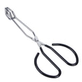 MSY BIGSUNNY Scissor Tongs Heavy Duty Cooking Tongs with Soft Handles (Stainless Steel, blue 10")